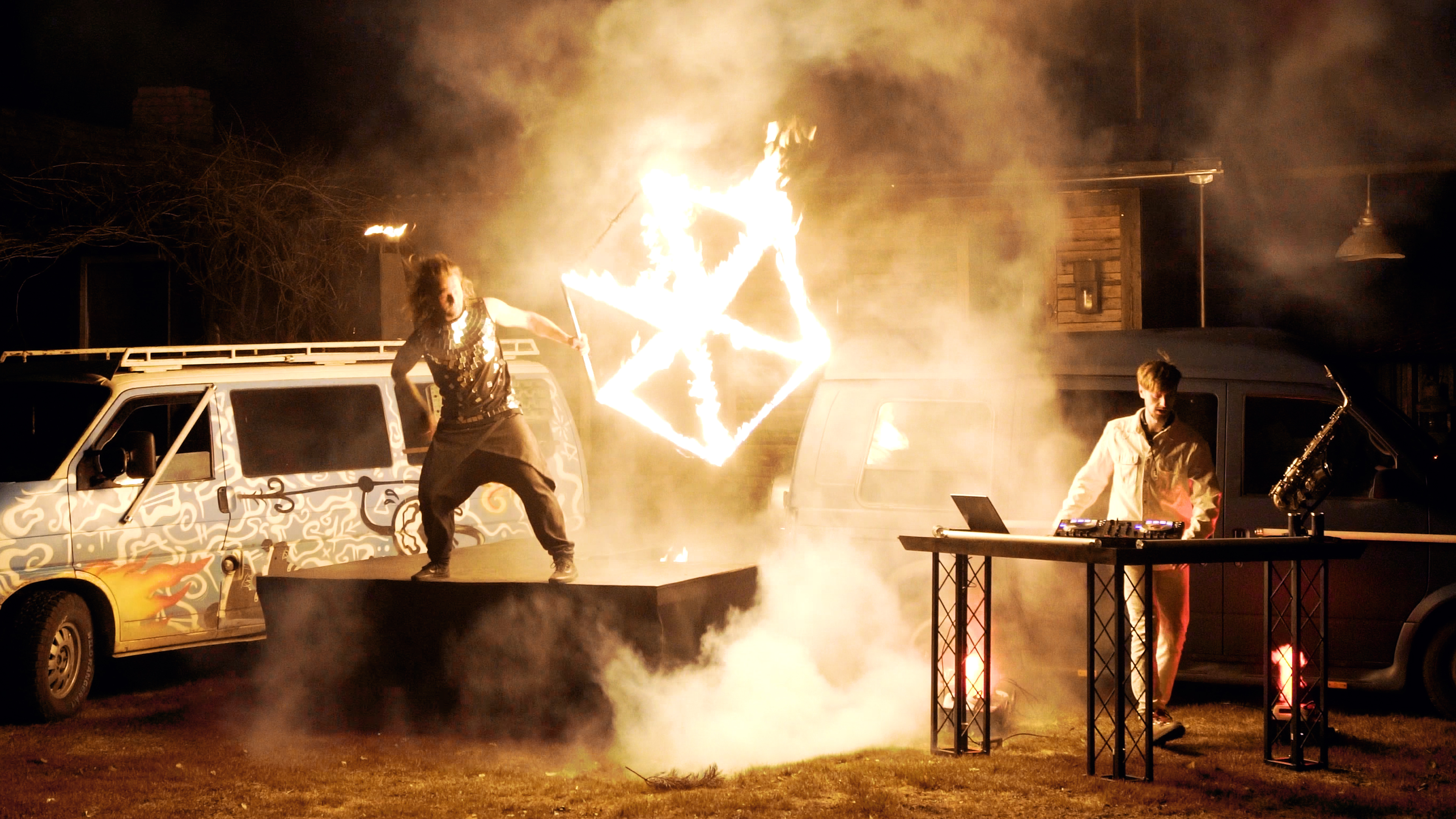 Fire show star