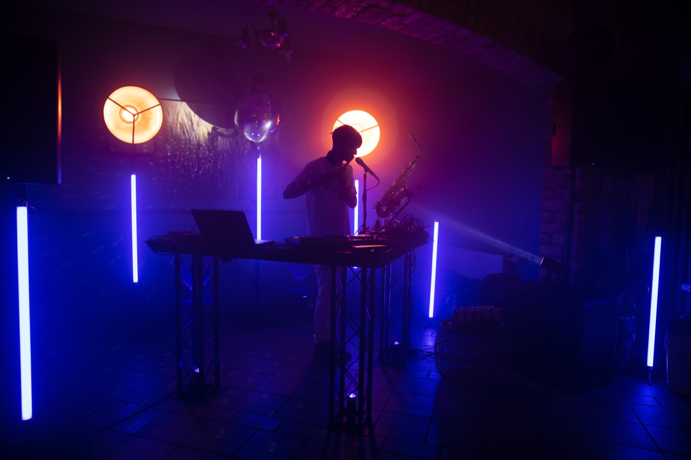Sound and lights setup